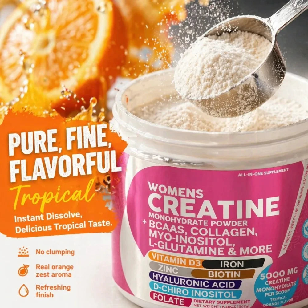 Polvo de Creatina Monohidratada con Colágeno