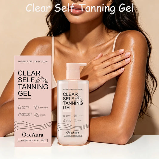 Gel Autobronceador Corporal Transparente OceAura