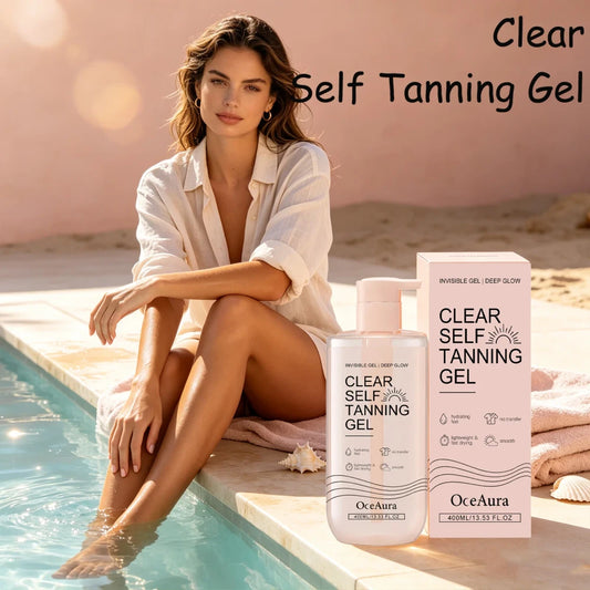 Gel Autobronceador Corporal Transparente OceAura