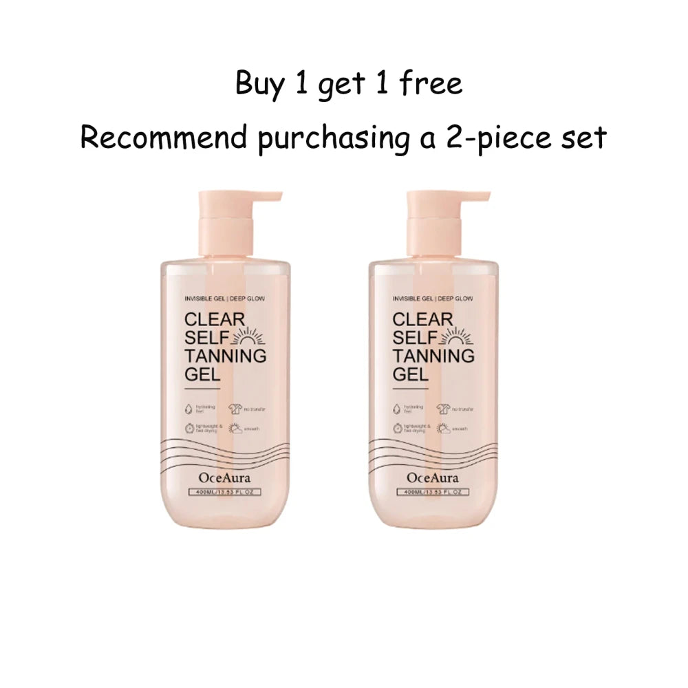 Gel Autobronceador Corporal Transparente OceAura