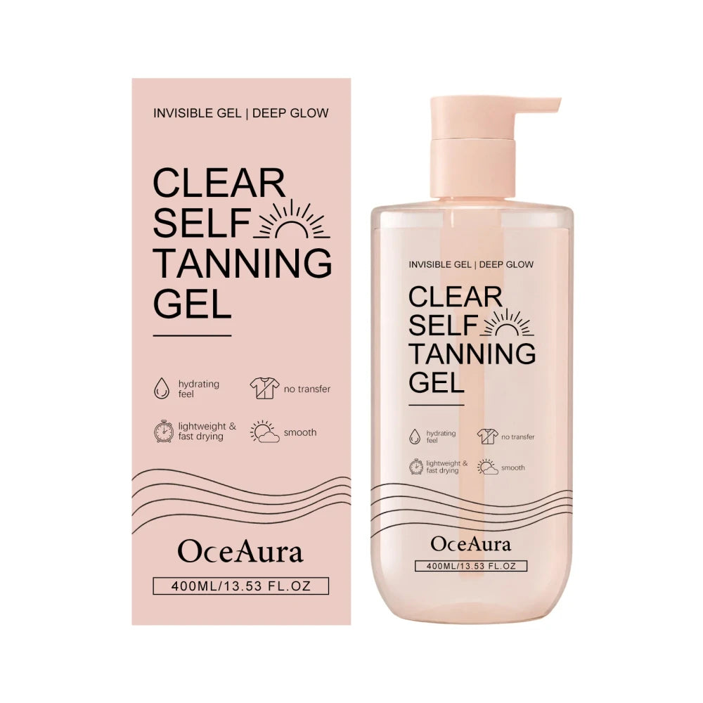 Gel Autobronceador Corporal Transparente OceAura